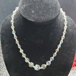 Vintage Aurora Borea Necklace Set And Matching Earrings